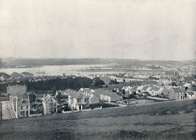 Milford Haven - Vista generale della città e del porto, 1895 da Unbekannt