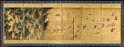 Millet e uccelli, ca 1625 da Unbekannt