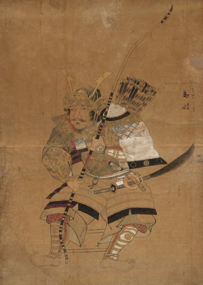 Minemotto Tametomo in armatura, 1615-1868 da Unbekannt