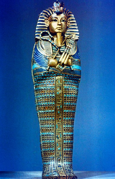 Miniatura di sarcofago canopo dalla tomba di Tutankhamon da Unbekannt