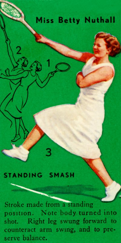 Miss Betty Nuthall - Colpo in piedi da Unbekannt