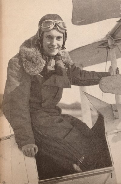 Miss Jean Batten, della Nuova Zelanda, che nel maggio 1934 volò dall
