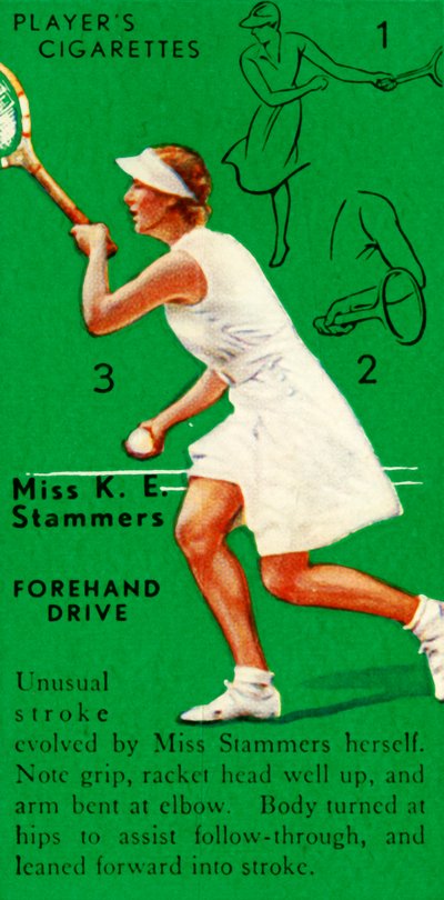 Miss K. E. Stammers - Colpo di Dritto, c1935 da Unbekannt