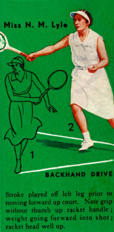 Miss N. M. Lyle - Colpo di rovescio, c1935 da Unbekannt