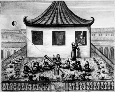 Missionari mostrano al Re del Siam un