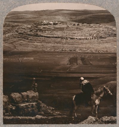 Mizpeh, con il pilastro di pietre di Giacobbe, c1900 da Unbekannt