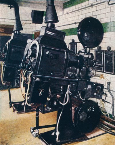 Cabina operativa del cinema moderno, 1938 da Unbekannt