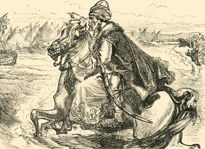 Maometto II incoraggia i suoi marinai, 1890 da Unbekannt