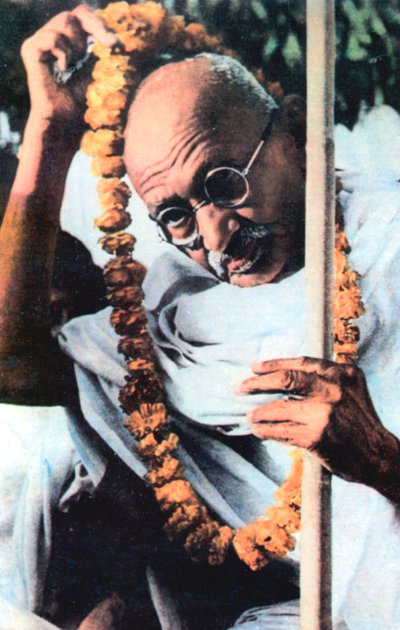 Mohondas Karamchand Gandhi, leader nazionalista indiano, 1869-1948 da Unbekannt
