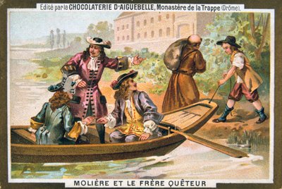 Molière e il frate mendicante da Unbekannt