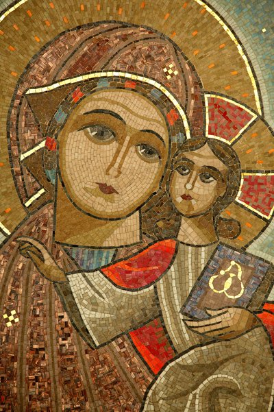 Monastero copto della Santa Vergine e di San Giovanni Kame. Vergine con il bambino da Unbekannt