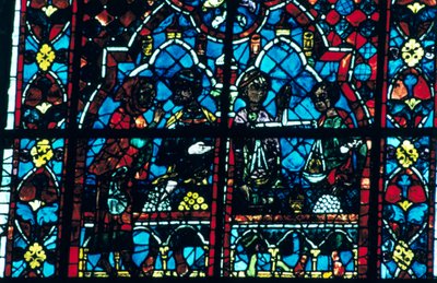Cambiavalute, vetrata, Cattedrale di Chartres, Chartres, Francia da Unbekannt