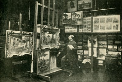 Monsieur Detaille nel suo studio, 1900 da Unbekannt