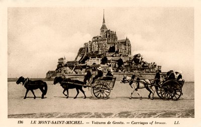 Mont-Saint-Michel, Normandia, Francia, inizio XX secolo da Unbekannt