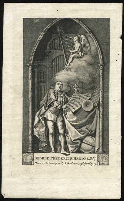 Monumento a Georg Friedrich Handel da Unbekannt