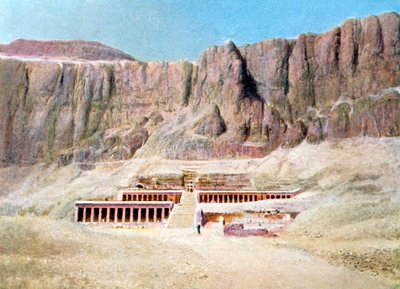 Tempio funerario di Hatshepsut, Deir el Bahari, Luxor, Egitto, XX secolo da Unbekannt