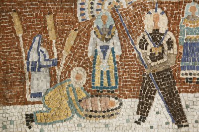 Mosaico che raffigura il salvataggio di Mosè, Gerusalemme, Israele da Unbekannt