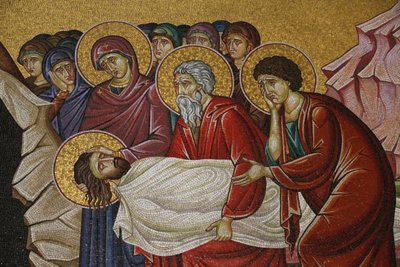 Mosaico della morte di Cristo nella Chiesa del Santo Sepolcro da Unbekannt