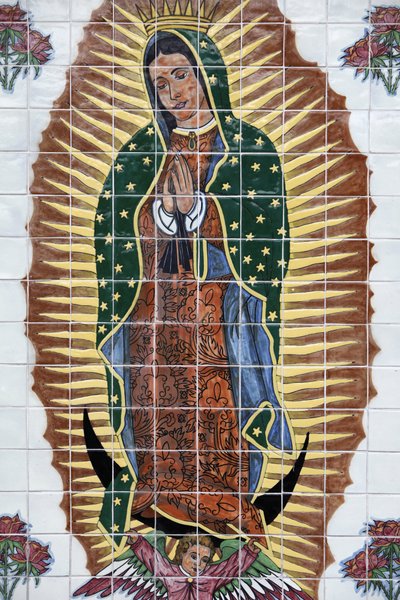 Mosaico della Nostra Signora di Guadalupe nella missione Nombre de Dios, Saint Augustine, Stati Uniti da Unbekannt