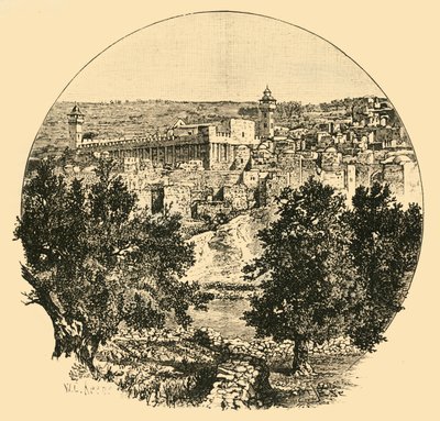 Moschea a Hebron, 1890 da Unbekannt