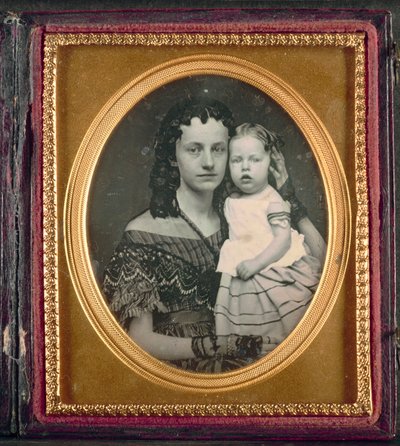 Madre e figlio, c. 1855 da Unbekannt