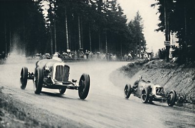 Gare automobilistiche sul Nürburgring, 1937 da Unbekannt