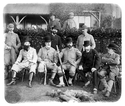 Mount Edgcumbe, foto di gruppo con Edoardo VII da Unbekannt
