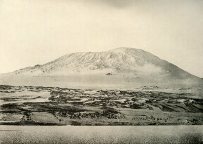 Monte Erebus...Il vecchio cratere a sinistra, c1908, 1909 da Unbekannt