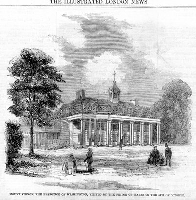 Mount Vernon, la Residenza di Washington, XIX secolo da Unbekannt