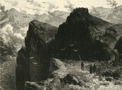 Scena di montagna in Epiro, 1890 da Unbekannt