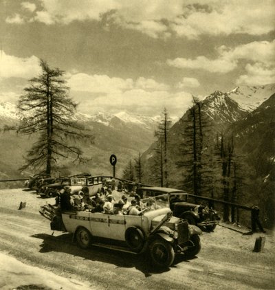 Vista montana a Schöneck sulla Grossglockner High Alpine Road, Austria, c1935 da Unbekannt
