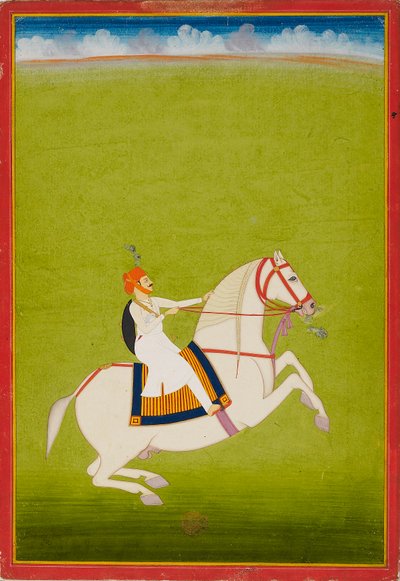 Rajput a Cavallo, inizio XIX secolo da Unbekannt