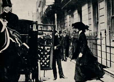 Il signor Churchill parte per la luna di miele, 1908 da Unbekannt