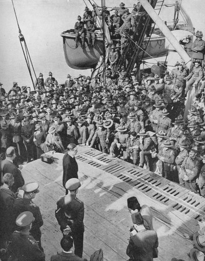 Mr. Eden con gli Anzacs, 1940 da Unbekannt