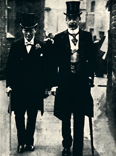 Mr. Lewis Harcourt e Mr. Churchill da Unbekannt