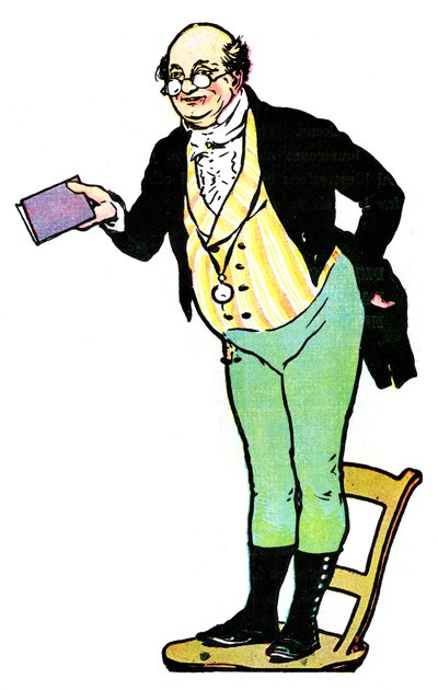 Mr Pickwick, da Il Circolo Pickwick di Charles Dickens da Unbekannt
