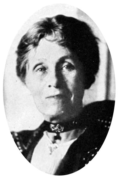 Signora Emmeline Pankhurst, suffragetta inglese, inizio XX secolo da Unbekannt