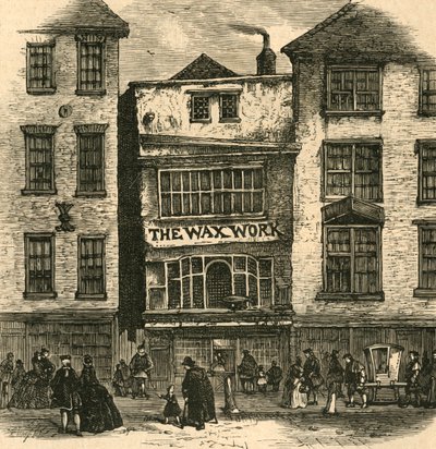 Museo delle cere di Mrs. Salmon, Fleet Street - Palazzo di Enrico VIII e del Cardinale Wolsey, 1897 da Unbekannt