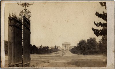 Comune di Parigi (1871): vista di Porte Maillot e dell