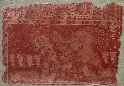 Frammento di murale con uomo d