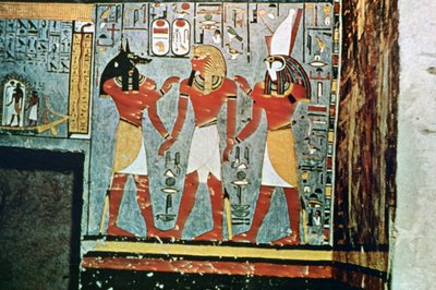 Murale dalle Tombe dei Nobili, Tebe, Luxor, Egitto da Unbekannt