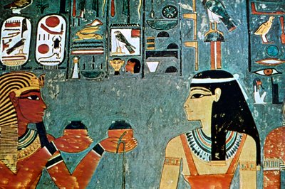 Murale dalle Tombe dei Nobili, Tebe, Luxor, Egitto da Unbekannt
