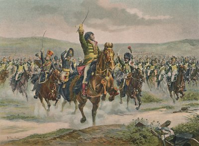 Murat guida la cavalleria a Jena, 14 ottobre 1806 da Unbekannt