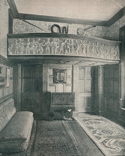 Galleria musicale con scultura, c1893 da Unbekannt