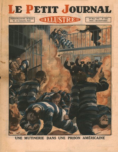 Rivolta in una prigione americana, 1931 da Unbekannt