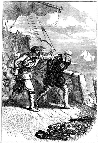 Ammutinamento sulla nave di Henry Hudson, 1611 c1880 da Unbekannt