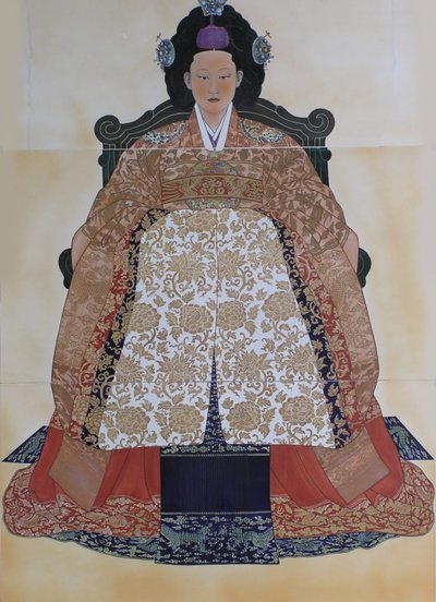 Myeongseong 1851-1895, imperatrice di Corea da Unbekannt