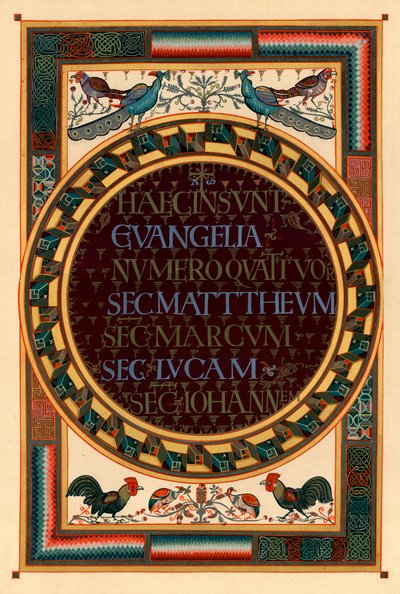 Nomi dei quattro evangelisti, c800 d.C. da Unbekannt