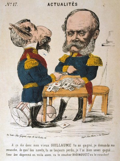 Napoleone III di Francia e Guglielmo I di Prussia, Guerra franco-prussiana, 1870-1871 da Unbekannt