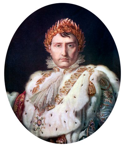 Napoleone I nel suo abito di incoronazione, c1804, c1920 da Unbekannt